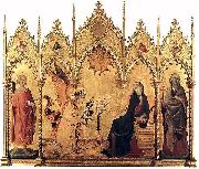Simone Martini The Annunciation with St. Margaret and St. Asano, Germany oil painting artist